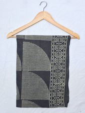 100 Cotton Black White Sarong Wrap Lightweight Beach Cover Up Unisex Pareo