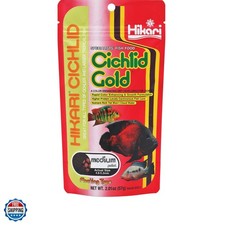 2-Ounce Cichlid Gold Floating Pellets for Pets, Medium