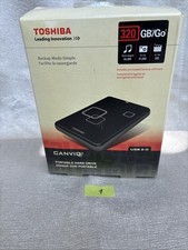 Toshiba Canvio 320GB USB 3.0 External Hard Drive E310490 593400-E w Cord