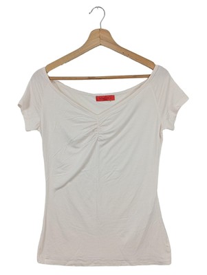 MAX & CO. Basic-Shirt Damen Shirt Gr. DE 38 weiß Casual-Look