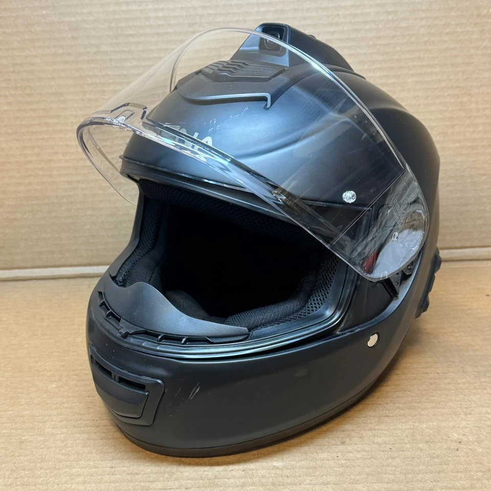 Capacete de motocicleta Sena Momentum Pro arranhado (L) preto fosco câmera Bluetooth💨 - Imagem 4 de 4