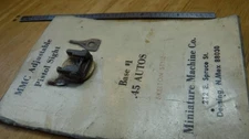 Miniature machine co,45 1911, Base #1, skelton style, gb-#1