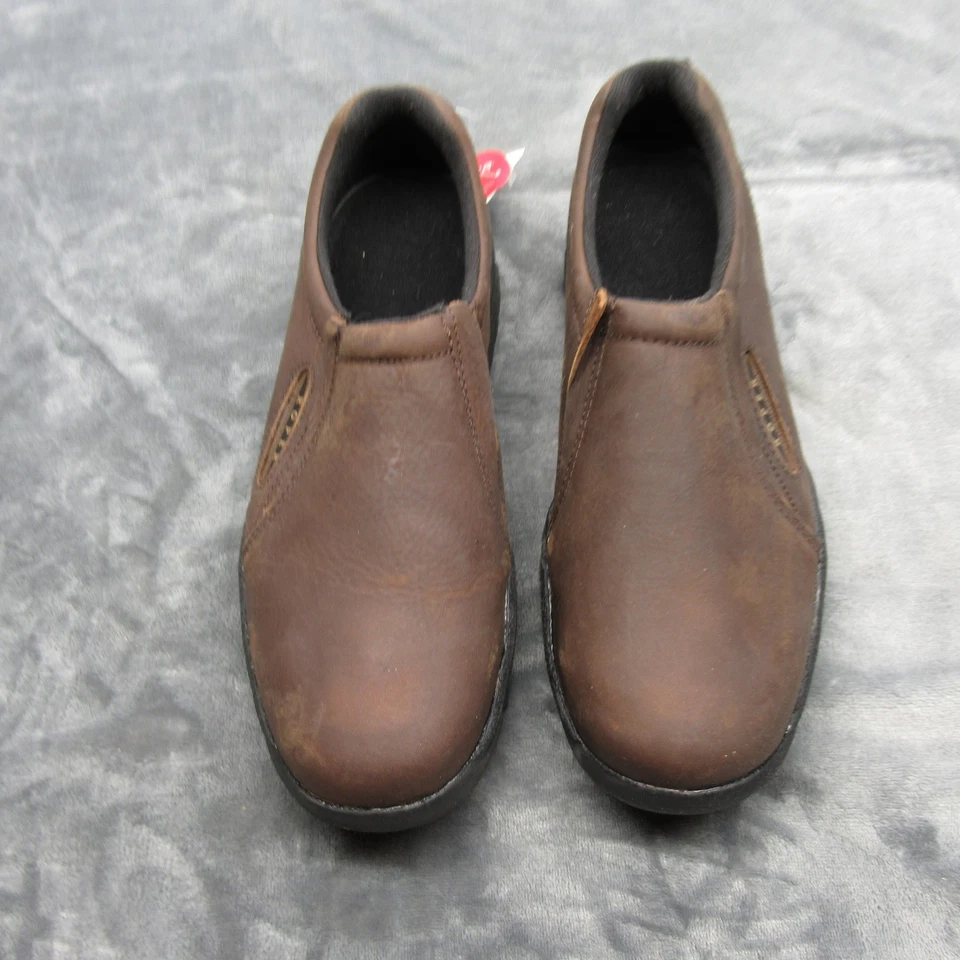 Mocasines informales sin cordones de cuero marrón Roper Performance para hombre 10,5 nuevos con etiquetas Foto 2 de 4