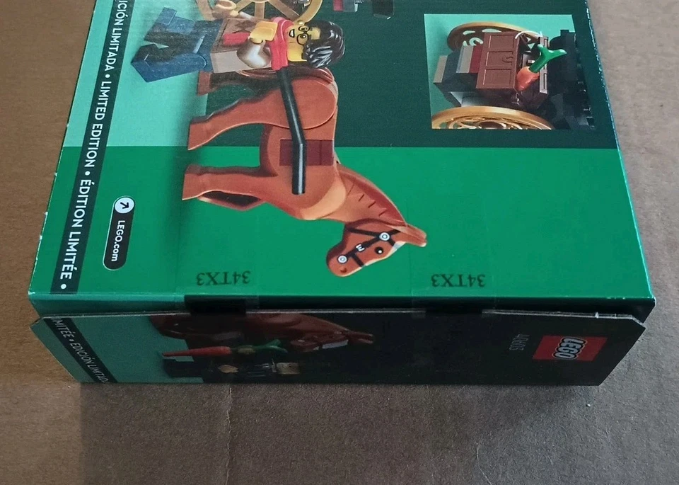 LEGO Seasonal 40603 Wintertime Carriage Ride Retirado Promo GWP Set Nuevo y Sellado Foto 4 de 4