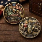 American 250th Anniversary Coin 1776 - 2026, Statue Of Liberty USA Gift Coin