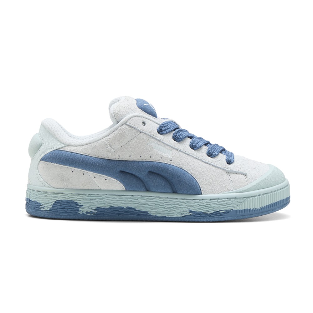 PUMA Suede Xl Crush Lace Up  Mens Blue Sneakers Casual Shoes 39909904
