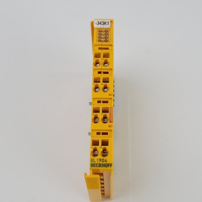 BeckHoff EL1904 EtherCat Terminal, 24Vdc, 4 channel digital Input - USED