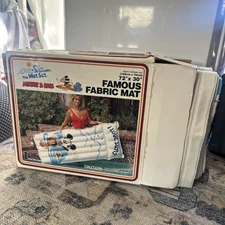 Vintage 1988 Intex Wet Set Mickey Mouse Pool Raft Lounger 72"x30" in Open Box 