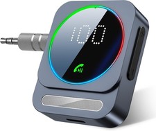 Bluetooth Aux Adapter, SONRU Bluetooth 5.3 Receiver for Car, Wireless Audio