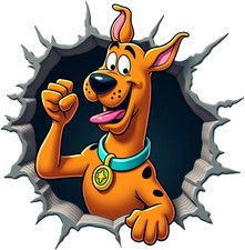 Scooby-Doo Scooby-Doo Vinyl Car Decal Sticker 7" Weatherproof
