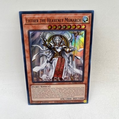 Ehther the Heavenly Monarch (UR) RA04-EN018 Quarter Century Stampede Yugioh