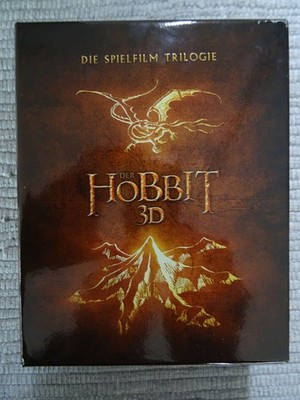 Der Hobbit 3D Spielfilm Trilogie Steelbook im Schuber sehr guter Zustand Blu-ray