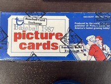 1987 Topps Baseball Vending Box BBCE Wrapped FASC From A Sealed Case