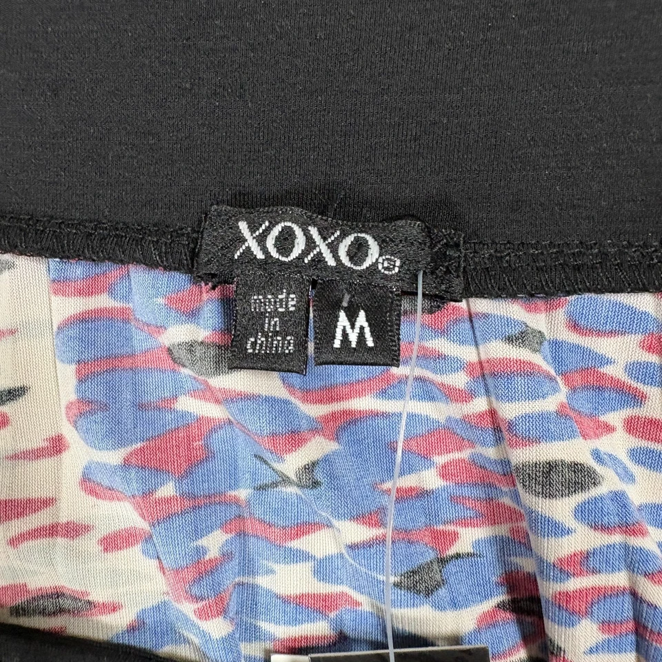 Túnica XOXO Mujer Top Mediano Nuevo con Etiquetas Tachonada Boho Abstracto Estampado Manga Abullonada Foto 2 de 4