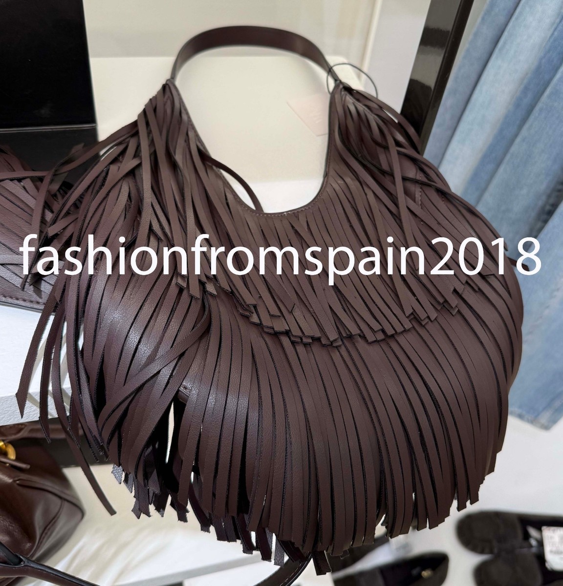 ZARA NEW WOMAN FRINGED SHOPPER BAG BROWN 6113/710/700 | eBay ZARA NEW WOMAN FRINGED SHOPPER BAG BROWN 6113/710/700 | eBay