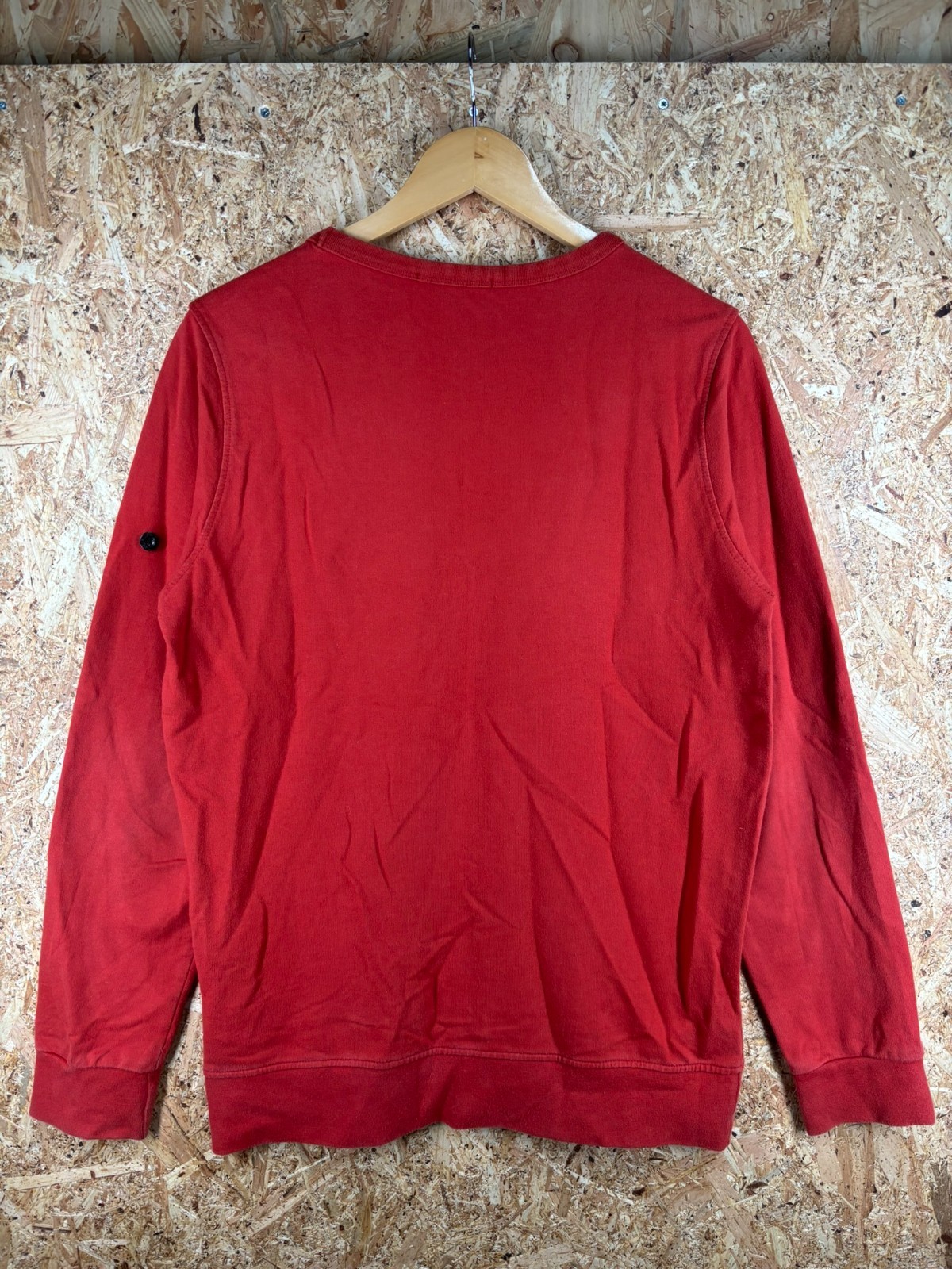 Stone Island Sweatshirt Men's Size Small Burnt Orange Red Pocket Crew No Badge thumbnail 12