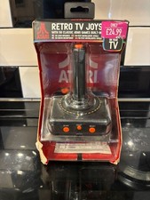 Atari Retro Tv Joystick 50 Classic Built In Games Plug And Play Brand New