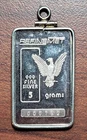 SCARCE RefineMet 5 Gram Silver Bar VTG 1980s LOW Serial 000732 Collectible Bar