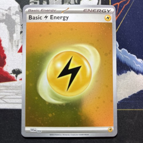 Basic Lightning Energy (Cosmos Holo) 004 SVE: Scarlet & Violet Energies Pokemon