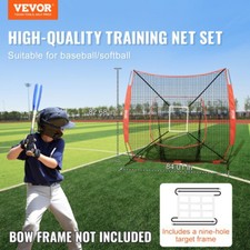 7x7 ft Baseball Softball Practice Net Portable Baseball Training Net