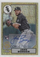 2022 Series 1 1987 Topps Chrome Silver Pack Mojo 169/299 Jake Burger Auto 0us8