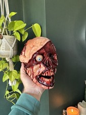 Gruesome Severed & Skinned Head - Halloween Prop