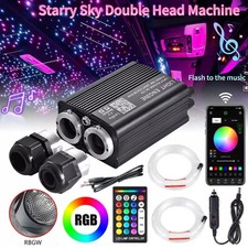 Auto RGBW LED 2 Meter Sternenhimmel Twinkle Meteor Lichtfaser 1000pcs Glasfaser