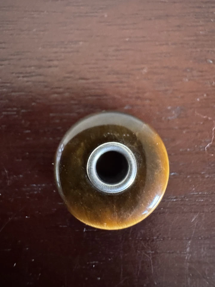 TROLLBEADS Cuentas de Cuarzo Ojo de Tigre LAA 925S Auténticas Piedras Preciosas Antiguas Llamativas Delgadas Foto 3 de 4