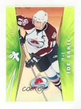 2008 Fleer Ultra eX Green Essential Credentials 70/81 Joe Sakic #ex31 HOF 0p9b