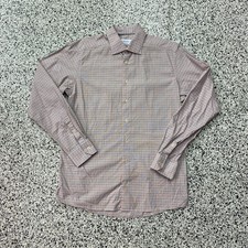 Eton Contemporary Dress Shirt Fine Twill Cotton Long Sleeve 41 16