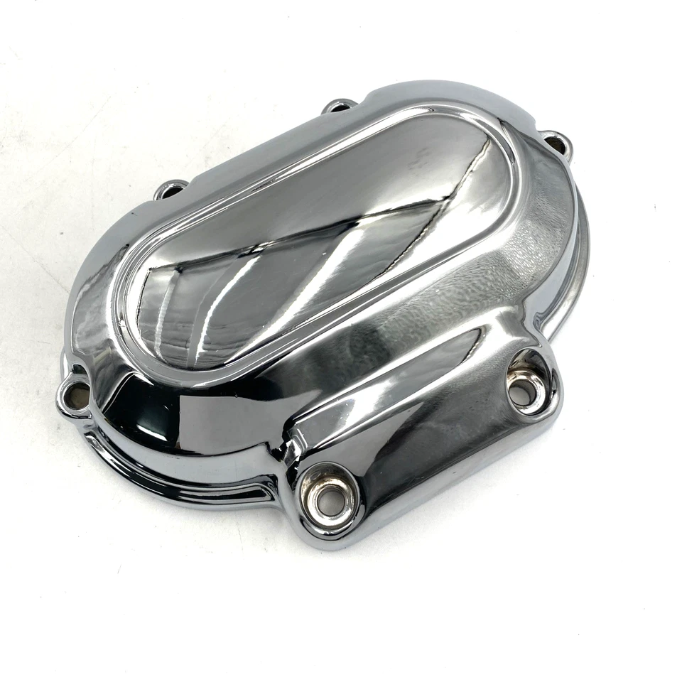 Cubierta lateral de transmisión cromada de 6 velocidades OEM Harley 37182-11 07-16 Touring Foto 4 de 4