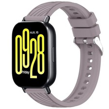 For Redmi Watch 5 Active Stripe Texture 22mm Silicone Strap Roland P