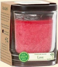 ALOHA BAY - Eco Palm Square Jar Love Red - 8 oz.
