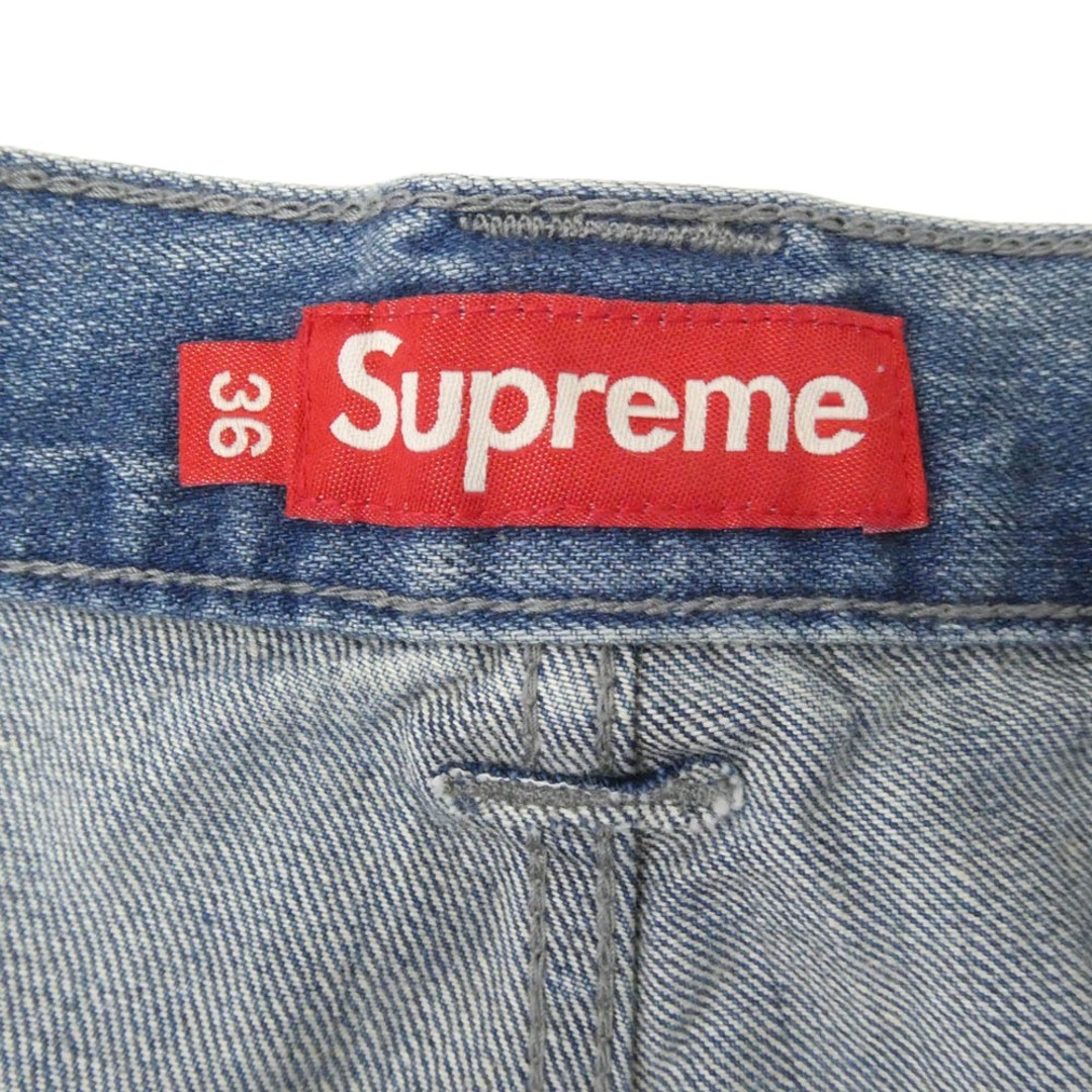 Supreme 25aw Zip-off Utility Pant Zip off Denim Cargo Pants Indigo Used LIFE-0 thumbnail 4