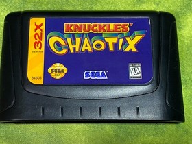 Knuckles' Chaotix For Sega Genesis 32X In Box IB Great Shape Tested & Works !!!!