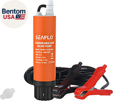 12V Submersible/Inline Transfer Pump for Diesel/Freshwater/Saltwater - 280 Gallo