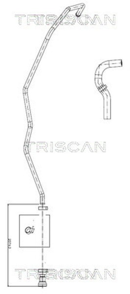 Hydraulikschlauch Lenkung Triscan 8516 16031 FüR Ford Mondeo 4 BA7 MAX WA6 2 MK-image