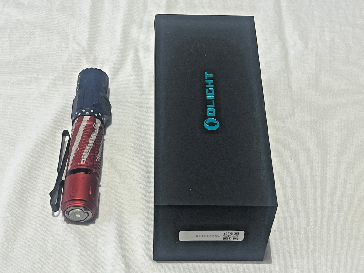 Olight Warrior Ultra stars and stripes. Patriotic | eBay