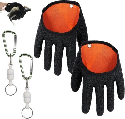 Angelhandschuhe wasserdicht anti Schnitt rutschfest, Hecht Zander Wels, elastisc