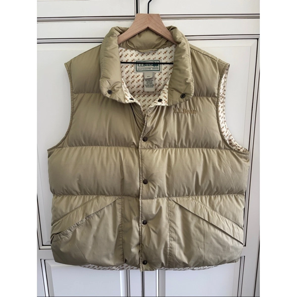 mens ll bean down vest products for sale | eBay