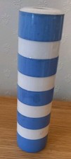 Vintage original T G Green Cornishware Rolling Pin Barrel - Blue & White striped