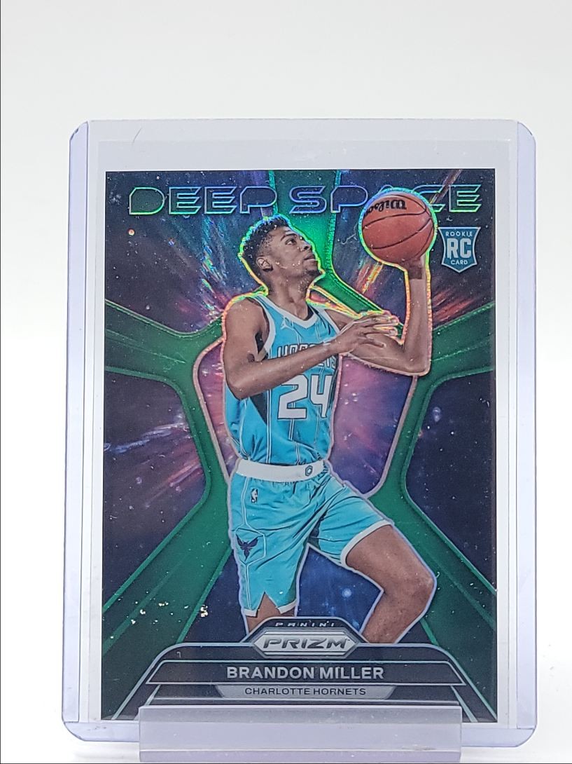 BRANDON MILLER 2023-24 PANINI PRIZM DEEP SPACE ROOKIE GREEN RC Q3813