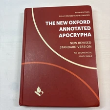 The New Oxford Annotated Apocrypha 5th Edition Good Hardcover