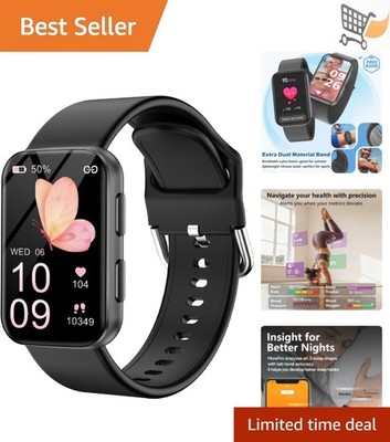 Health Fitness Tracker Blood Oxygen Heart Rate BP Sleep Monitoring Waterproof...