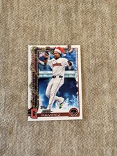 2025 Topps Holiday - Holiday Variation Christmas Hat Jose Ramirez #H195