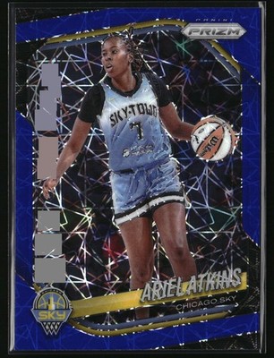 2025 Panini Prizm WNBA #13 Ariel Atkins Blue Velocity Prizms Chicago Sky