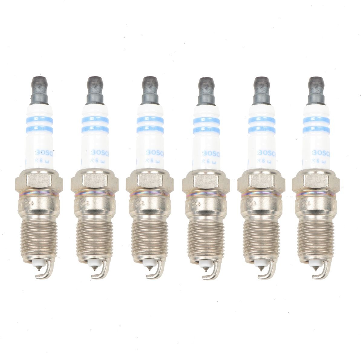 6 pc Bosch Double Platinum Spark Plugs for 1996-1999 Oldsmobile LSS 3.8L V6 gz