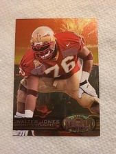 1997 Skybox Walter Jones #185 Metal Seattle Seahawks Football Card
