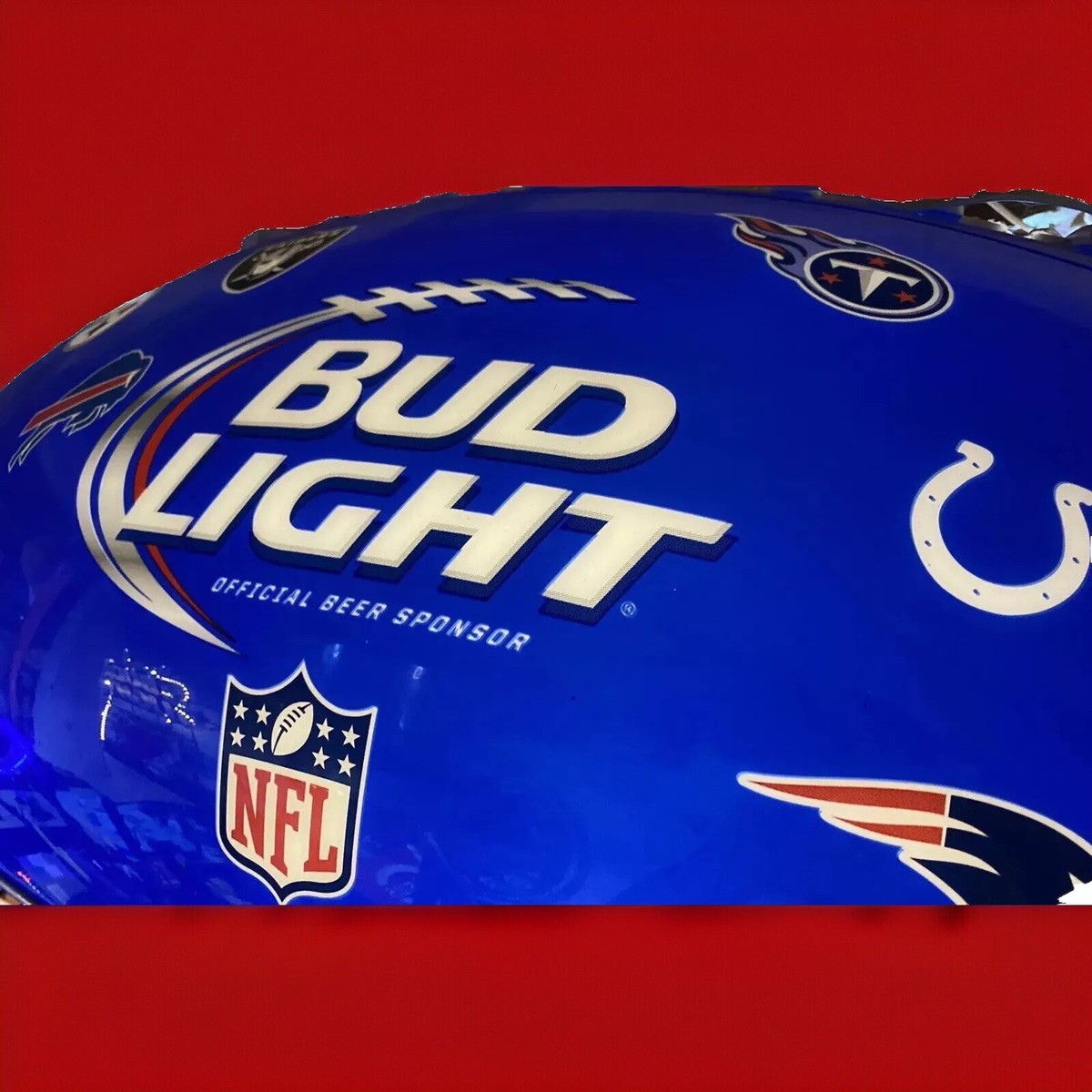 Bud Light beer Pool Table light up bar sign billiards man cave