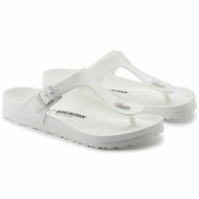 Birkenstock Gizeh Essentials EVA Thong Sandal US 8 EU 39 White Reg Fit New